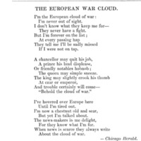 "The European War Cloud"