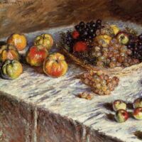 Still Life with Apples and Grapes, 1880