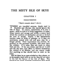 The misty Isle of Skye: its scenery, its people, its story. Chapter 1: Characteristics