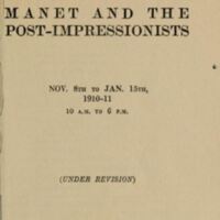 Manet and the Post-Impressionists